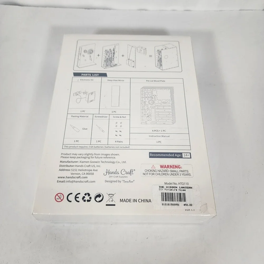 Tonecheer Interstellar Book Nook DIY 3D Puzzle Kit HTQ110 LED New Sealed‎
